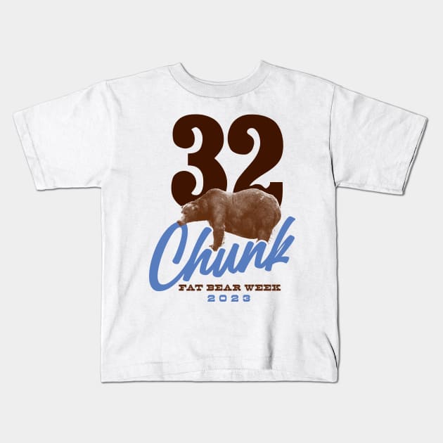 32 Chunk Kids T-Shirt by MindsparkCreative